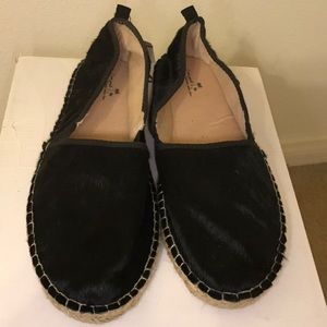 Zara Black Hair Espadrilles